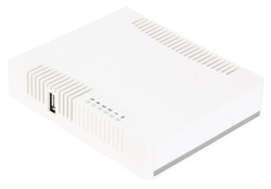 Роутер MikroTik RB951Ui-2HnD 802.11n 2.4ГГц 300Mbps 30dBM 5xLAN USB