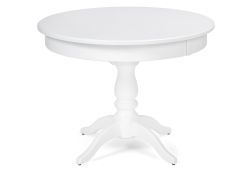 Деревянный стол Орден 100(140)х100х76 белый