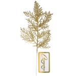 Ветка декоративная «Зимний сон» 25 см, Золото