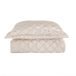 Покрывало 240x260 и 2 наволочки 50х70 Sofi De MarkO Паола кремовое