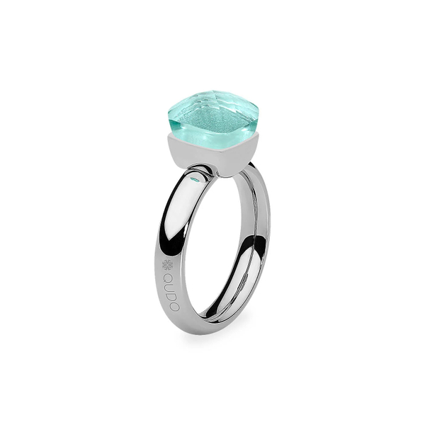 Кольцо Qudo Firenze soft aqua 17.2 мм 613711 BL/S размер 17,2