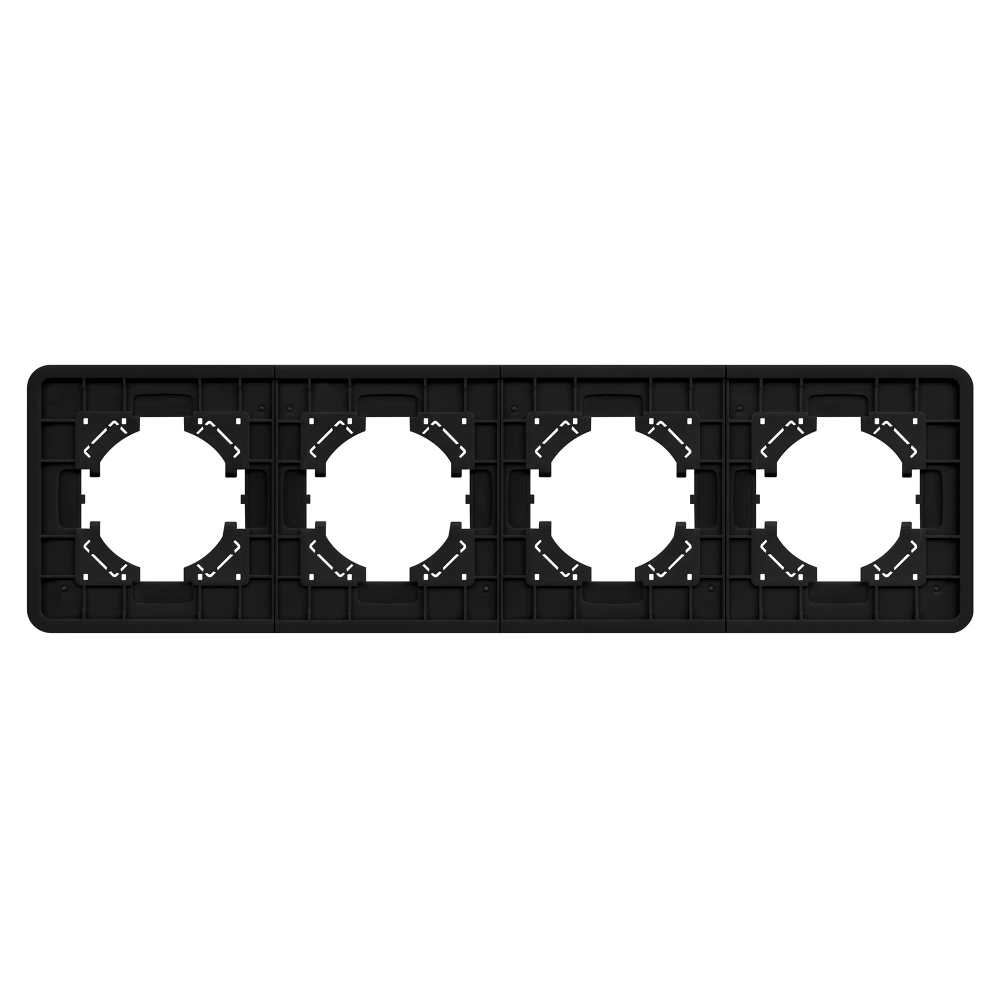 Рамка стеклянная FRM-OMALI-GS-4-BK (Arlight, -) 049701