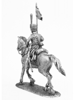 Оловянный солдатик Казак 1-го конного Смертоносного полка Санкт-Петербугского ополчения, 1812-14 г. г.
