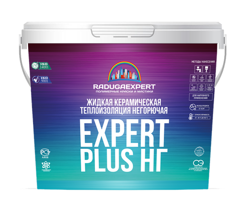 Жидкая керамическая теплоизоляция ExpertPlus Негорючая