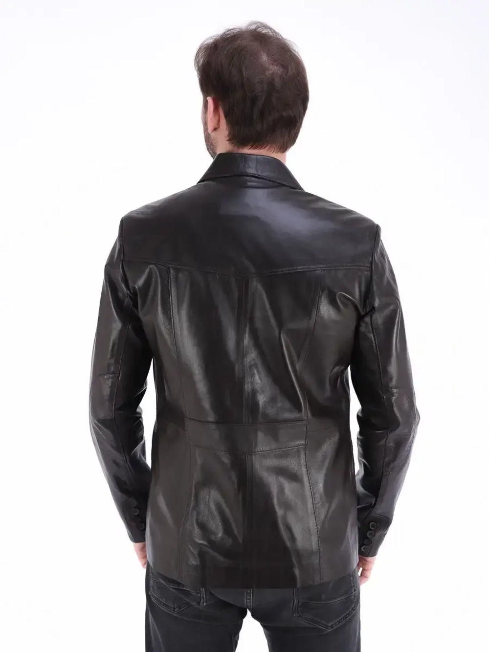 Куртка мужская кожаная , блейзер мужской