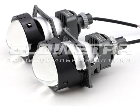 Билед модули Sariti S7 3.0 дюйма, 2 чипа, 5500К, 12V, 49W/58W, крепление 3R и съемное гаечное (комплект, 2шт)