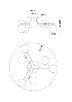 Потолочная люстра Arte Lamp