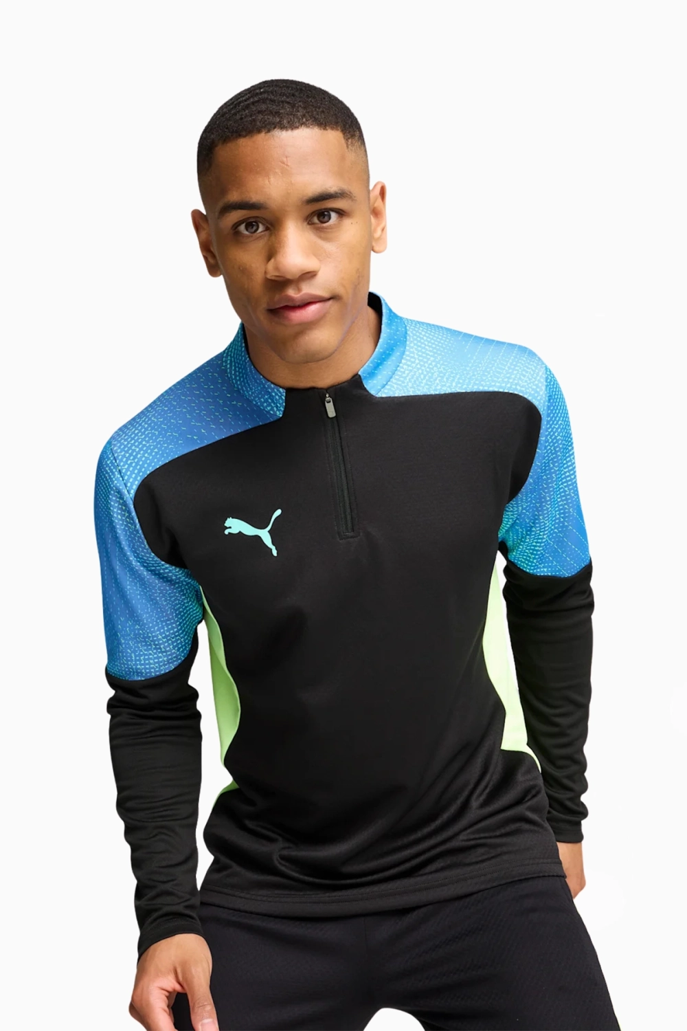 Кофта Puma IndividualFINAL Top 1/4 Zip - черный