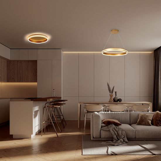 Светильник светодиодный 60W, 4200Lum, 4000K, IP20, белый AL5888 SHINNING RING