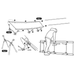 Раскладушка Naturehike XJC06 190х65х38 см, до 150 кг, черный, артикул NH20JJ009-BL