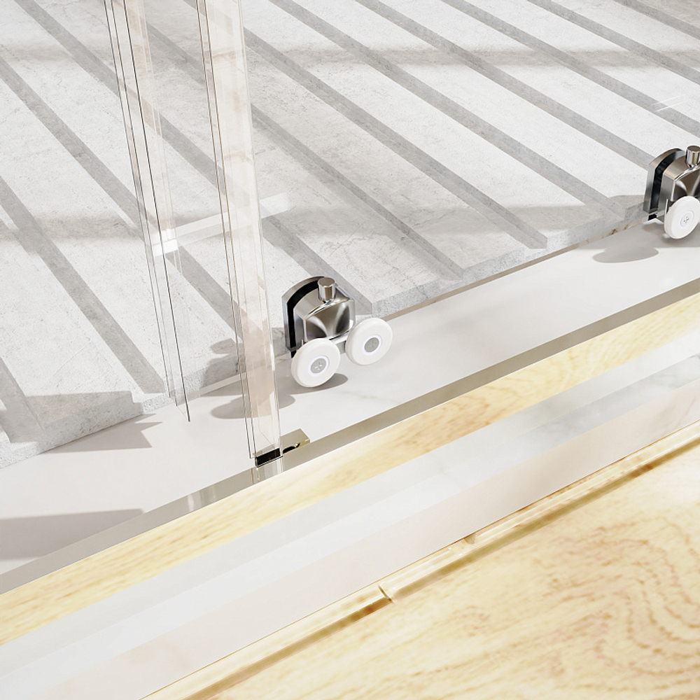 Душевая дверь Azario Tokyo раздвижная 170х195, толщина полотна 6мм , цвет профиля хром