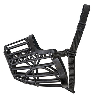 Намордник с нейлоновым ремешком пластиковый "Пират" L, 70*70*270мм, Gamma