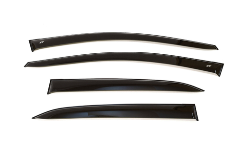 Дефлекторы боковых окон Cobra Tuning на Toyota Corolla седан 2013 широкие арт.TE27313