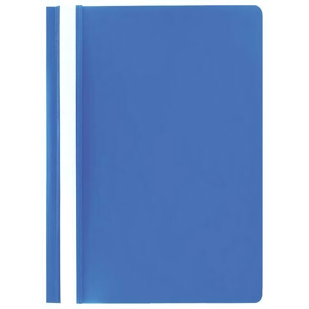 Папка-скоросшиватель А4 100/120мкм, голубая (STAFF)