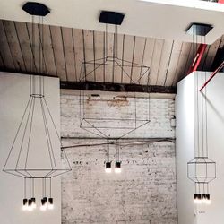 Подвесной светильник Via Wireflow polyhedral 0307 Pendan Light