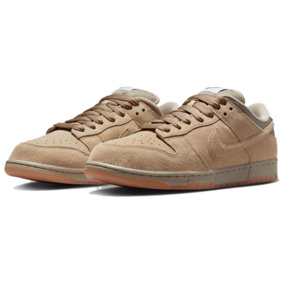 NIKE Dunk SB Кроссовки для скейтбординга Низкие Коричневые Унисекс