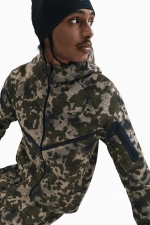 Кофта Nike Tech Fleece Hoodie Windrunner Camo Full-Zip - зеленый