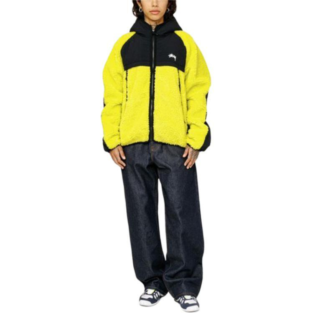 Куртки Stussy FW23 SHERPA PANELED HOODED JACKET, 118530