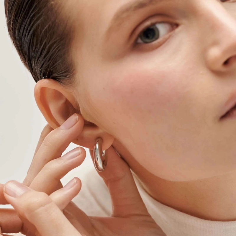 Серьги-кольца Базовые