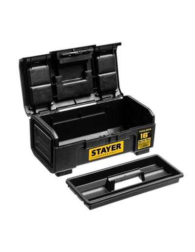 STAYER Ящик для инструмента "TOOLBOX-19" пластиковый, Professional [38167-19]