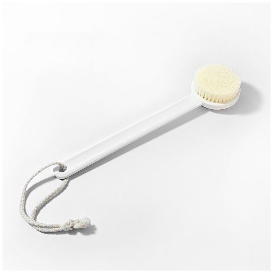 Щетка для душа Qualitell Double Sided Shower Brush с пемзой для пяток