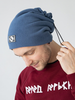 Снуд флисовый серо-голубой Город Горький