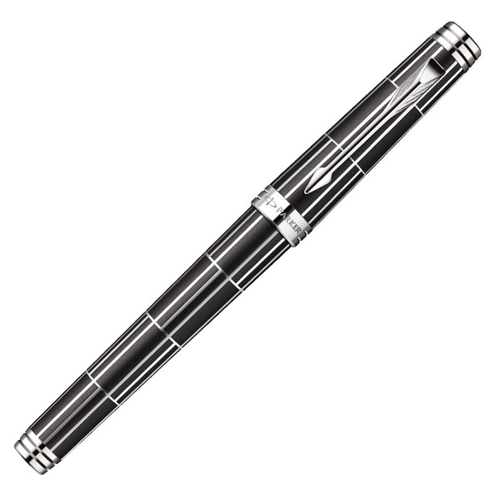 Parker Premier Luxury F565 Black CT перо золото 18Ct F (1876380)