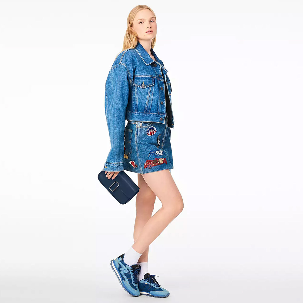 СУМКА THE J MARC SHOULDER BAG BLUE SEA