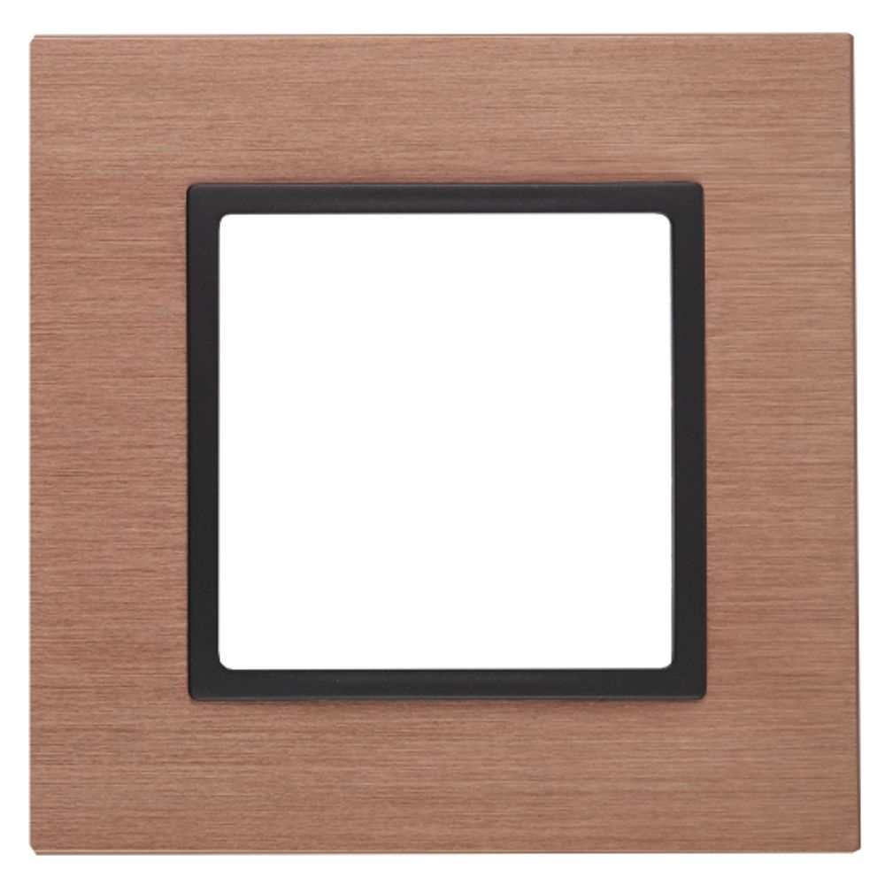 14-5201-14 ЭРА Рамка на 1 пост, металл, Эра Elegance, медь+антр