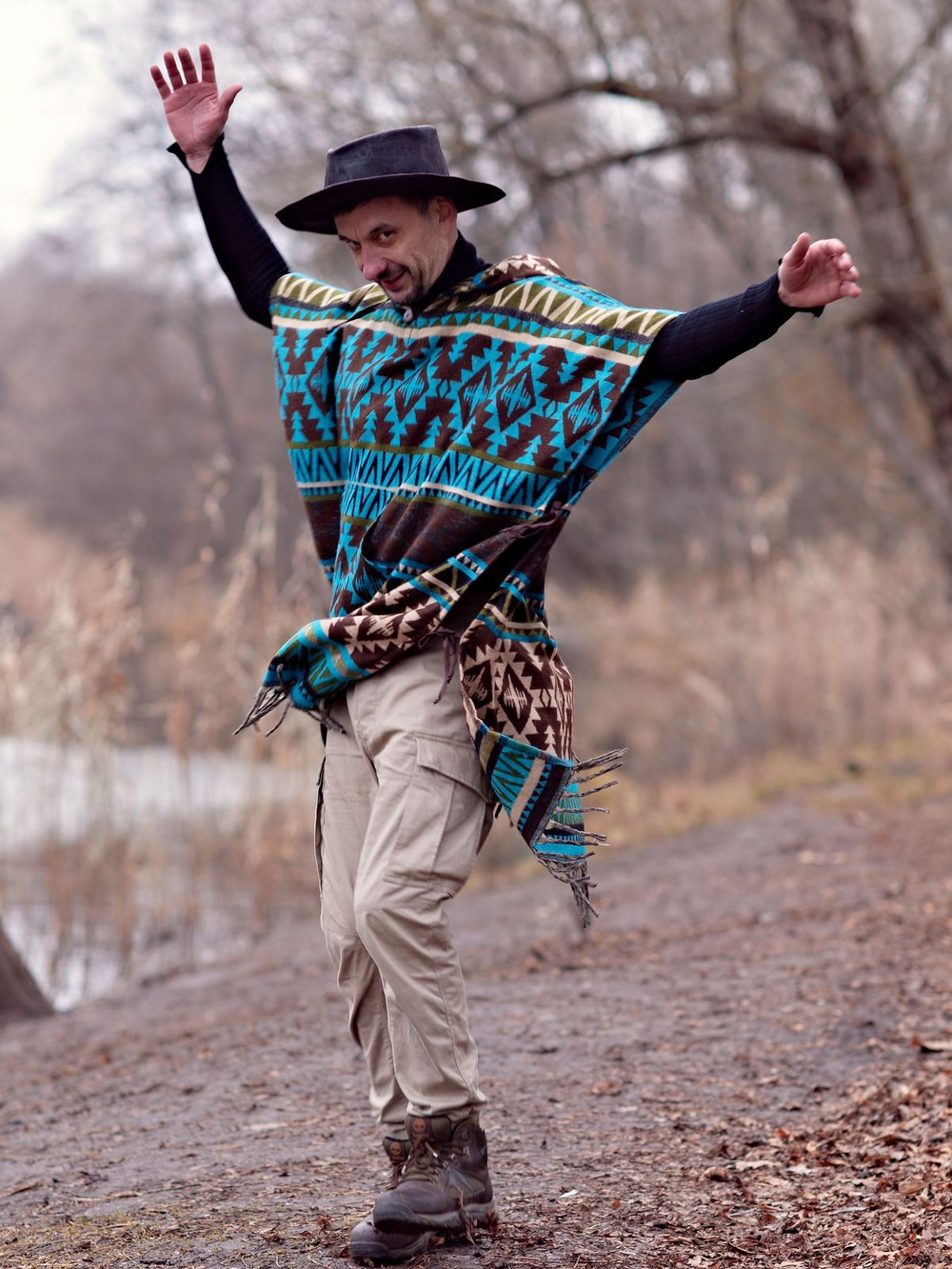 Пончо мужское BIG