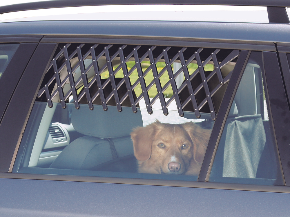 Решетка вентиляционная Trixie "Ventilation Lattice", для автомобиля, пластик, 30-110см, чёрная