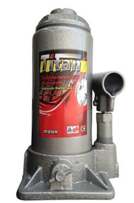 Домкрат гидравлический, бутылочный Titan 50т, 260-440мм.