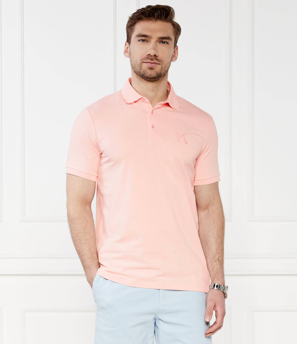 Поло Karl Lagerfeld - пудро-розовый(745890 542221)