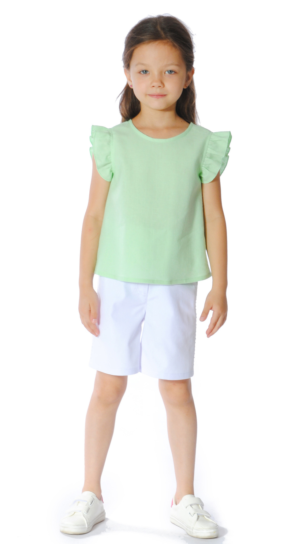 Шорты джинсовые для девочки 7-9 лет Fleur de Vie