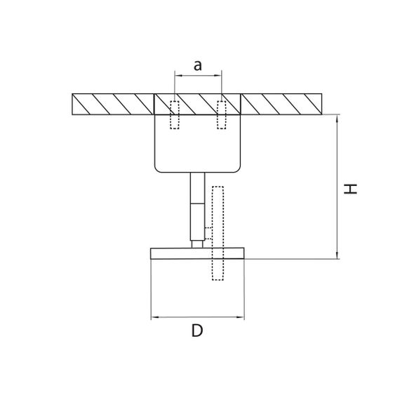Основание для светильника Lightstar Rullo 590010