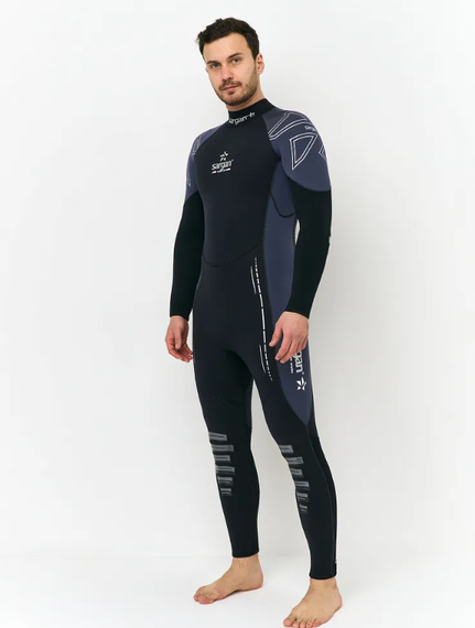 Гидрокостюм "NERO 2.0" Long men 3 mm черный/серый