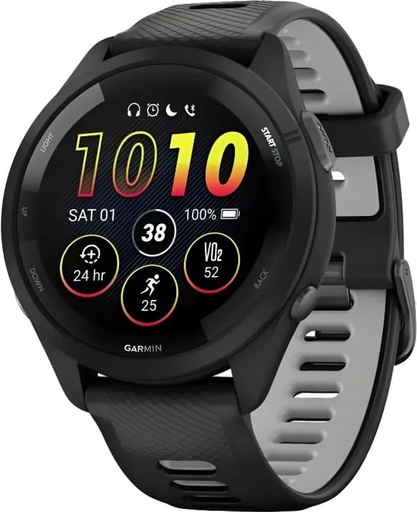 Смарт-часы Garmin Forerunner 265 Black/Powder Gray