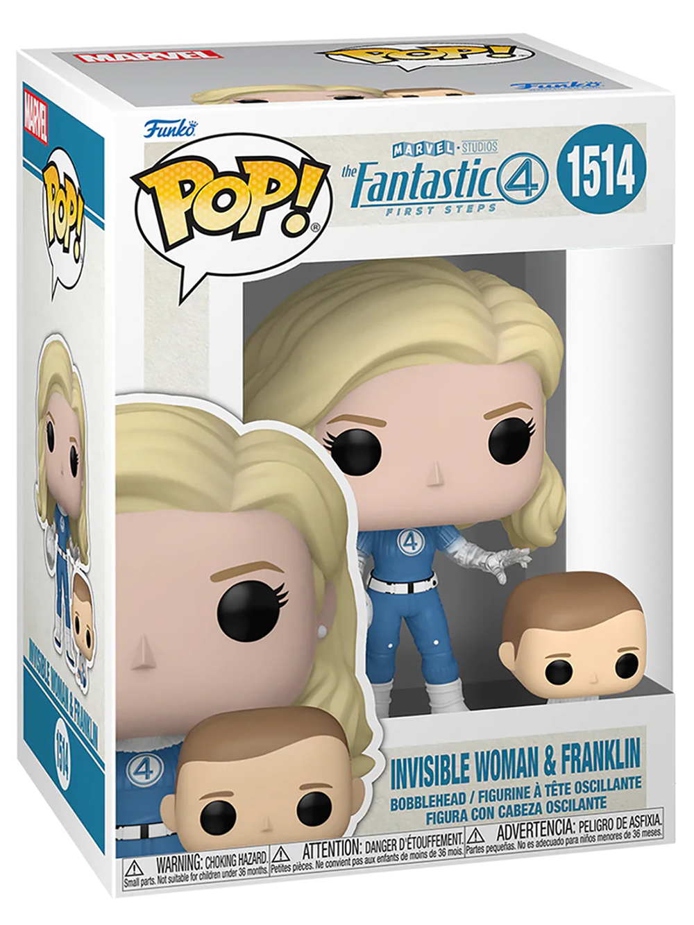 Фигурка Funko POP! Bobble Marvel Fantastic Four FF Invisible Woman & Franklin (1514) 83583