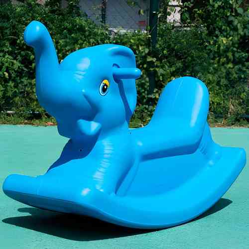 Качалка балансир Для Помещений «Слоник» Голубой