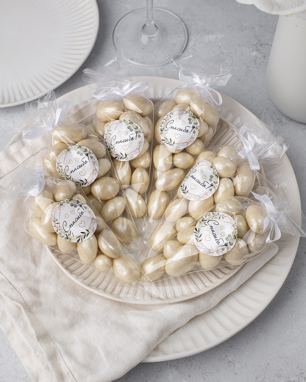 Сладкие подарки гостям на свадьбу