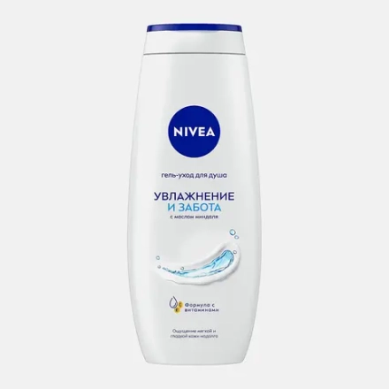 Гель-уход для душа Увлажнение и забота NIVEA 500мл