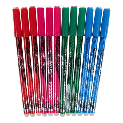 Ручка пиши-стирай "Машина" 0,5мм, синяя, 4 вида микс