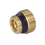 Переходник латунь 1/2"x3/4" под евроконус НР R483 Giacomini R483Y023