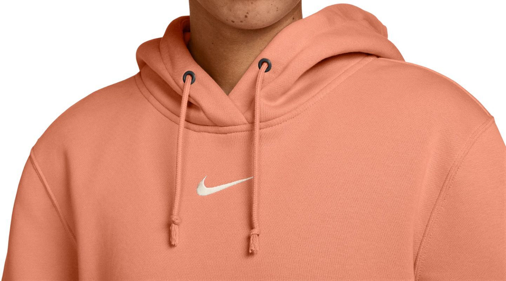 Женская Кофта теннисная Nike Sportwear Phoenix Fleece Hoodie - абрикосовый агат/парус