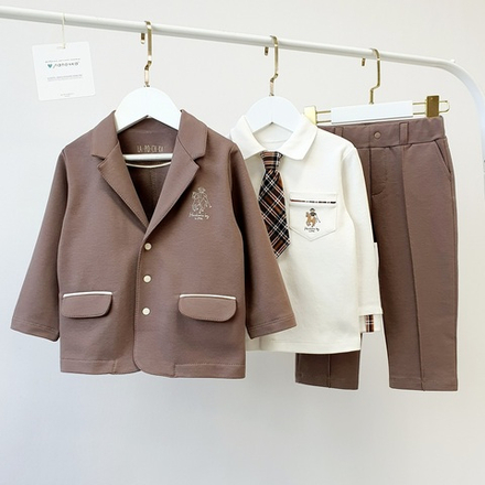 Комплект пиджак и брюки, Мокко