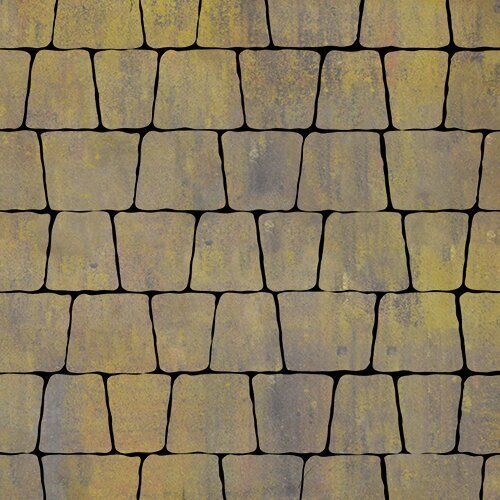 Тротуарная плитка Аттика, 60 мм, colormix Бромо, гладкая