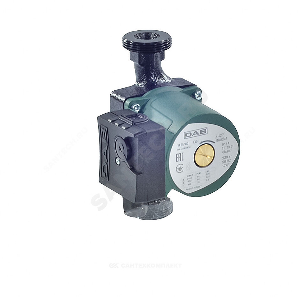 Насос циркуляционный с мокрым ротором VA 25/180 X PN10 1х230В/50Гц DAB 60182195H