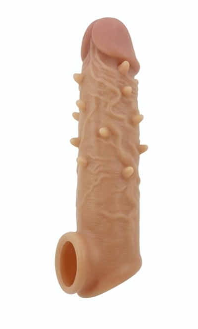 Телесная насадка-удлинитель Osborn - 15 см. (Цвет: телесный)