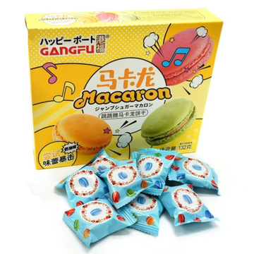 Печенье макаруны Gangfu со вкусом сливочного крема