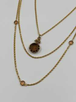 Многоярусная цепь с подвеской Goldette